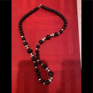 Black and Silver Necklace